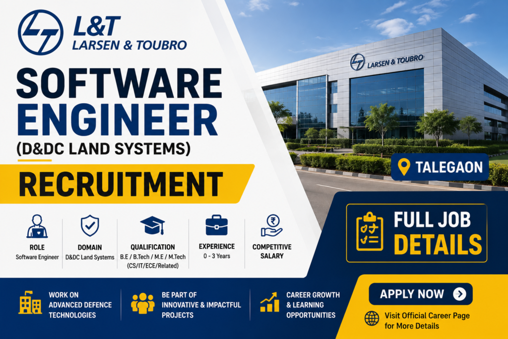 L&T Software Engineer Jobs 2026