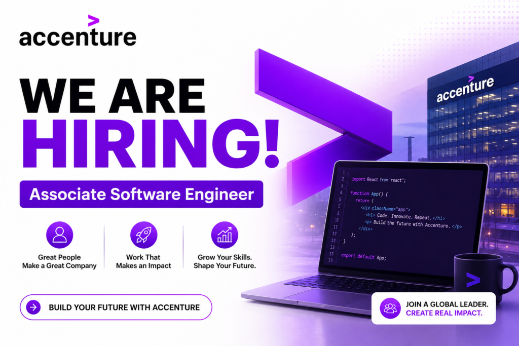 Accenture Hiring : Associate Software Engineer